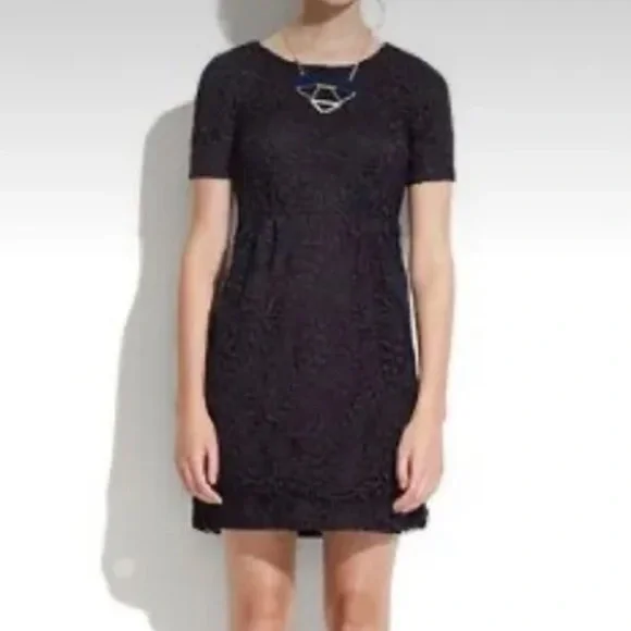Madewell Broadway & Broome Navy Lace Serenade Dress Sz 2